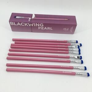 Blackwing 602 Pearl Pencils Pink *Set of 9* Unused Balanced Graphite Sketching